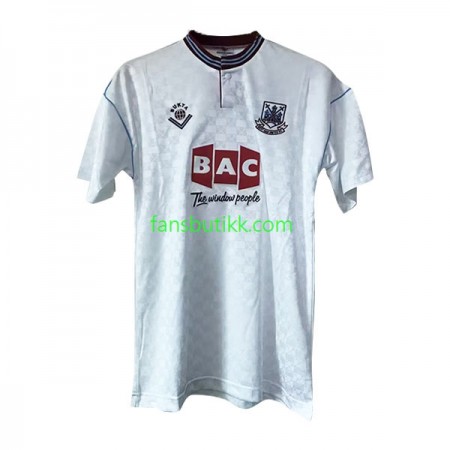 Fotballdrakt West Ham United 1989-1990 Retro Bortetrøye Kortermet